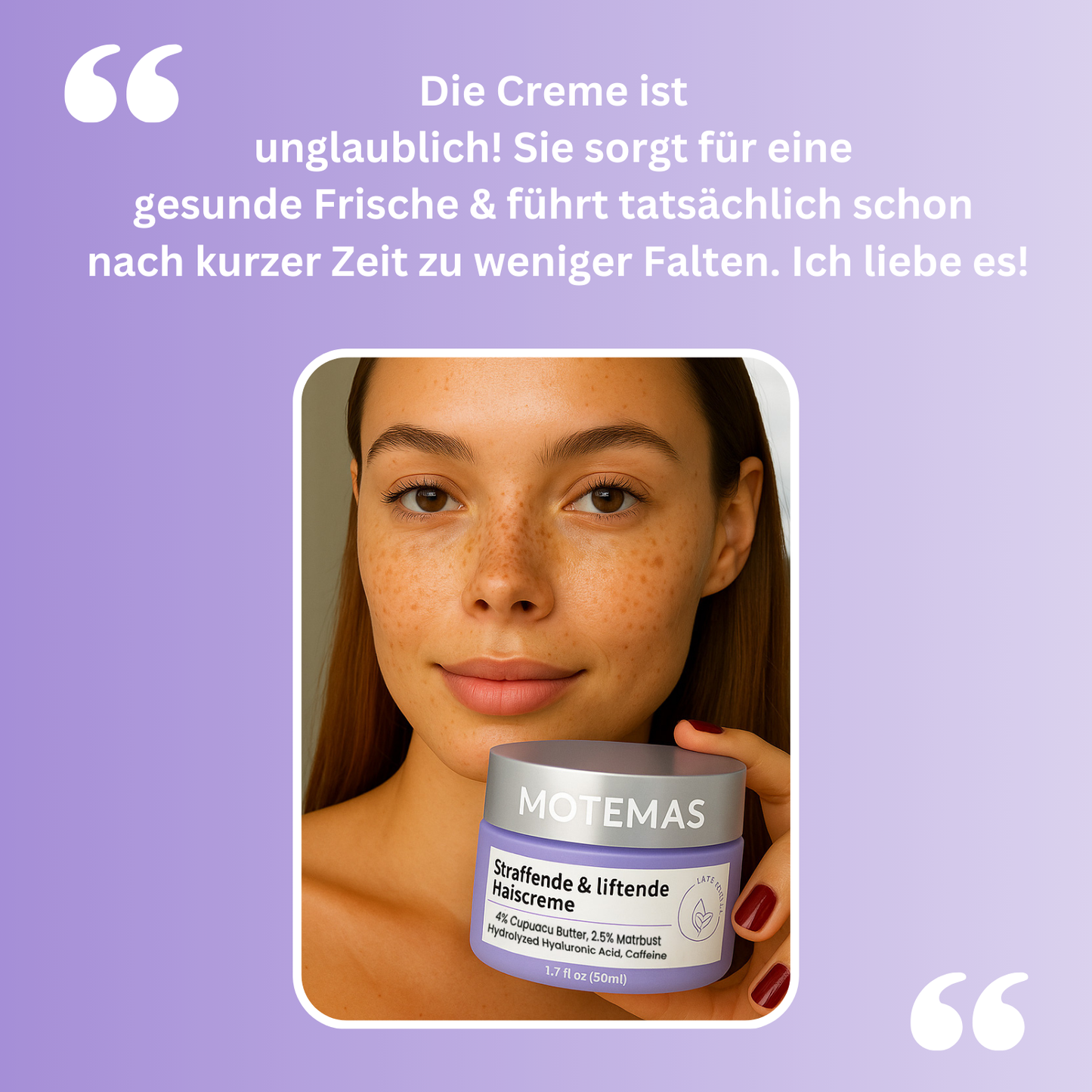 Motemas Straffende & liftende Halscreme (50ml)
